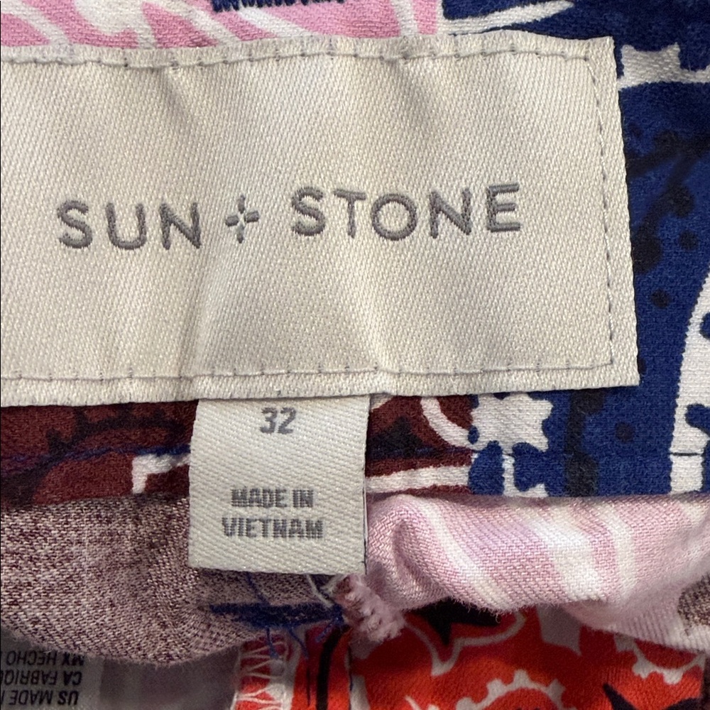 Sun + Stone Multicolor Patchwork Colorblock Banda… - image 7